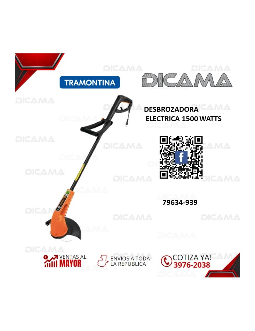CHAPEADORA ELECTRICA 1500 WATTS