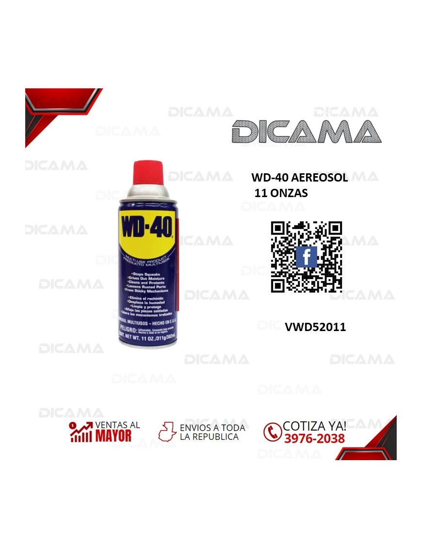 WD-40 AEREOSOL 11 ONZAS