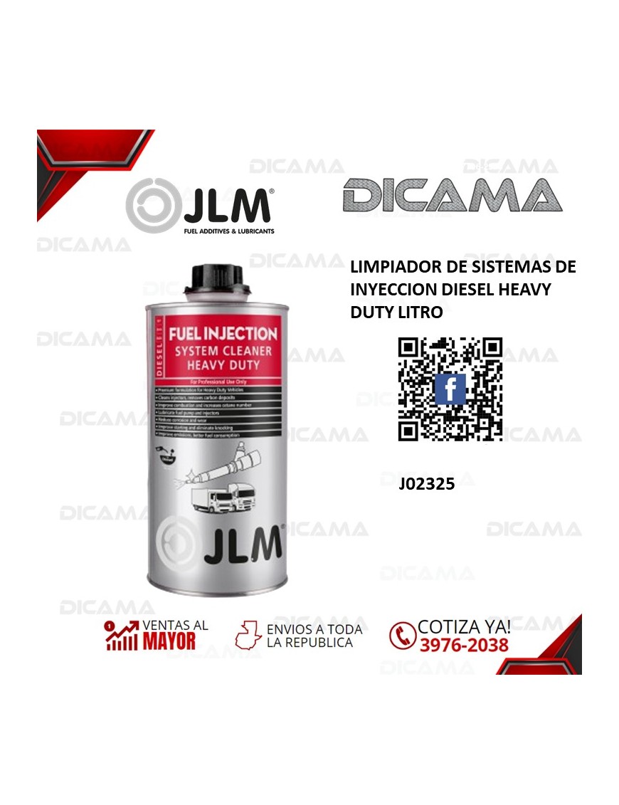LIMPIADOR DE SISTEMAS DE INYECCION DIESEL HEAVY DUTY LITRO