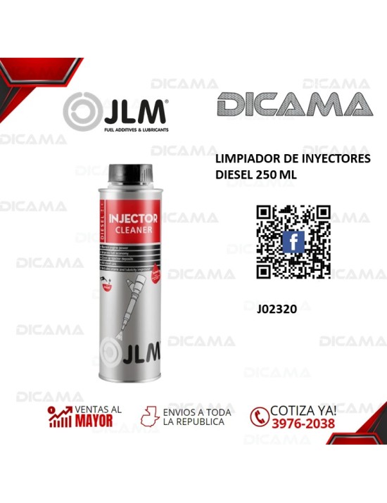 LIMPIADOR DE INYECTORES DIESEL 250 ML