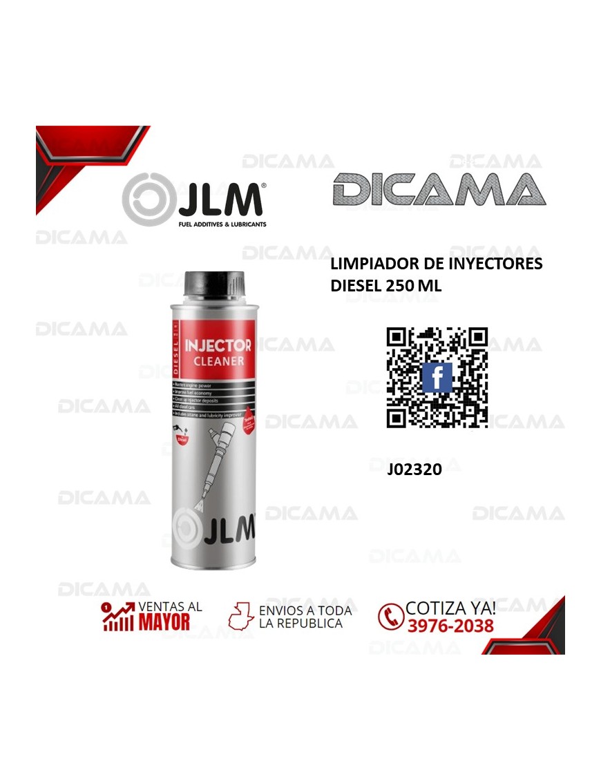 LIMPIADOR DE INYECTORES DIESEL 250 ML