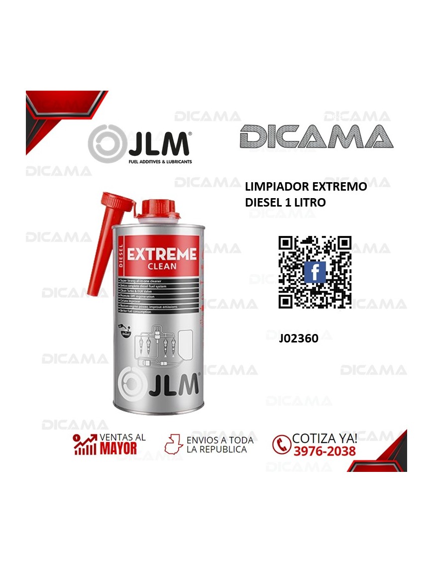 LIMPIADOR EXTREMO TODO EN 1 DIESEL 1 LITRO