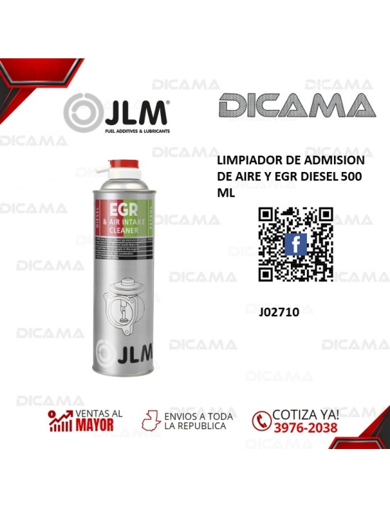 LIMPIADOR DE ADMISION DE AIRE Y EGR DIESEL 500 ML
