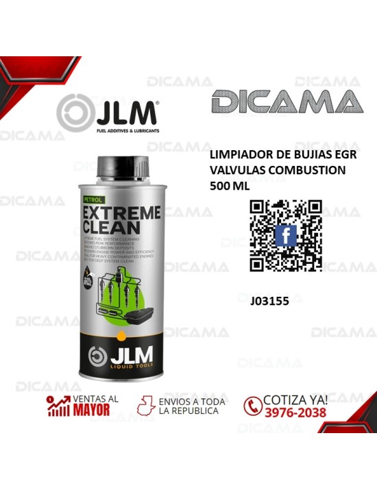 LIMPIADOR DE BUJIAS EGR VALVULAS COMBUSTION 500 ML