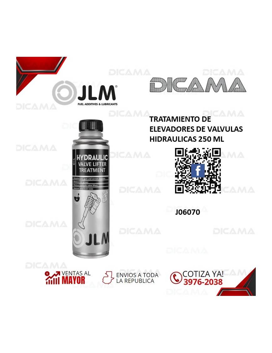 TRATAMIENTO DE ELEVADORES DE VALVULAS HIDRAULICAS 250 ML