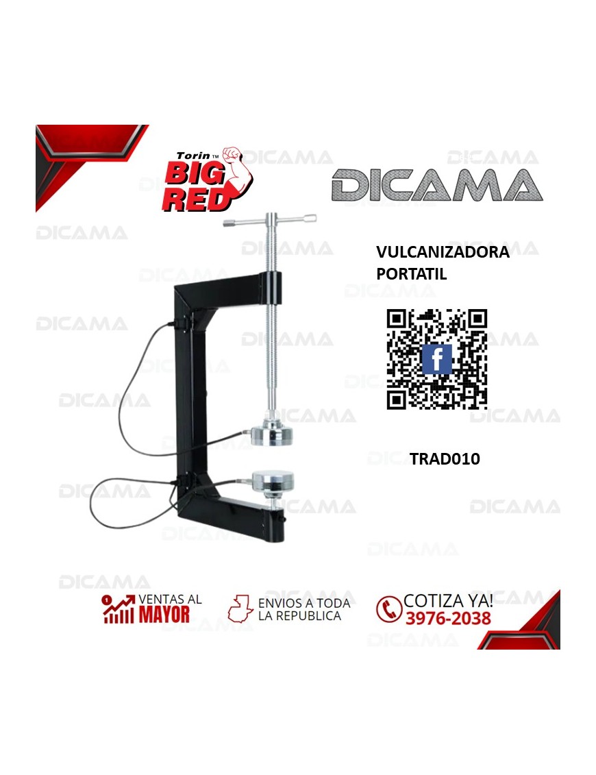 VULCANIZADORA PORTATIL BIG RED TRAD010