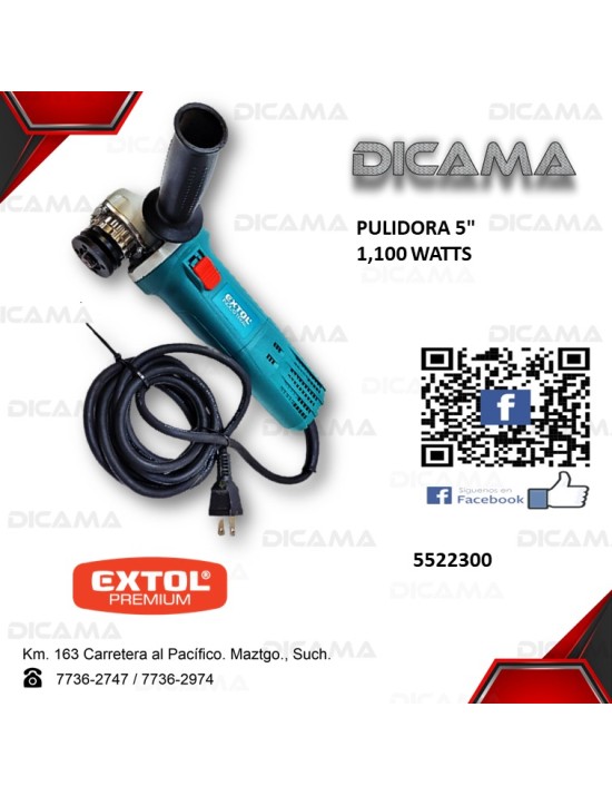 PULIDORA 5 1,100 WATTS EXTOL 5522300
