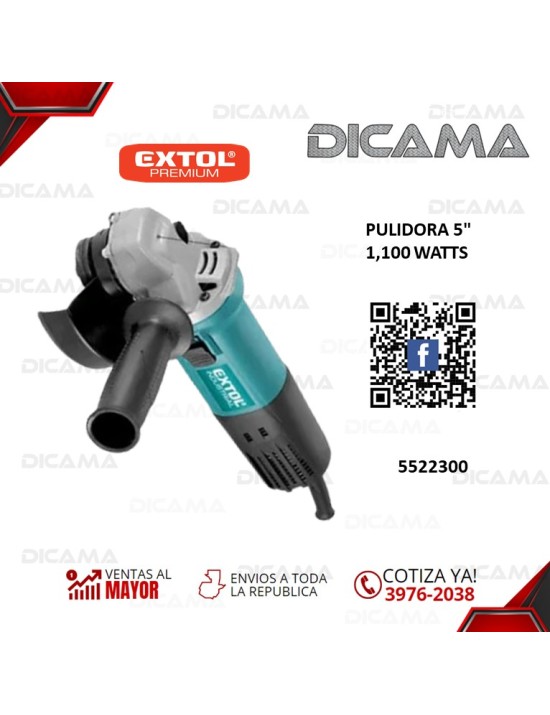 PULIDORA 5 1,100 WATTS+1DISCO EXTOL 5522300