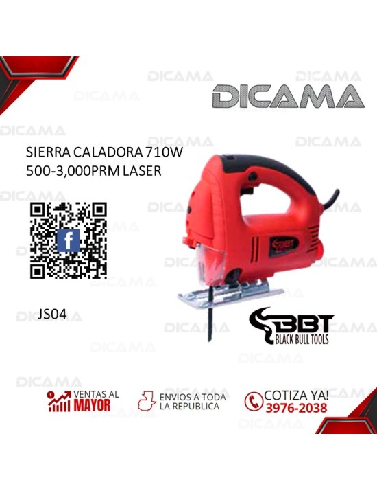 SIERRA CALADORA 710WATTS 500-3,000PRM LASER BBT JS04