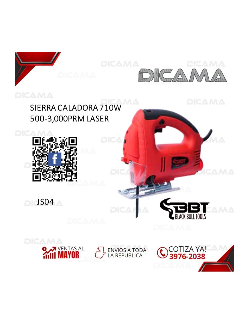 SIERRA CALADORA 710WATTS 500-3,000PRM LASER BBT JS04