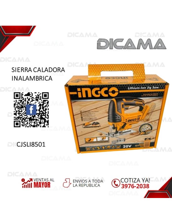 SIERRA CALADORA INALAMBRICA INGCO CJSLI8501