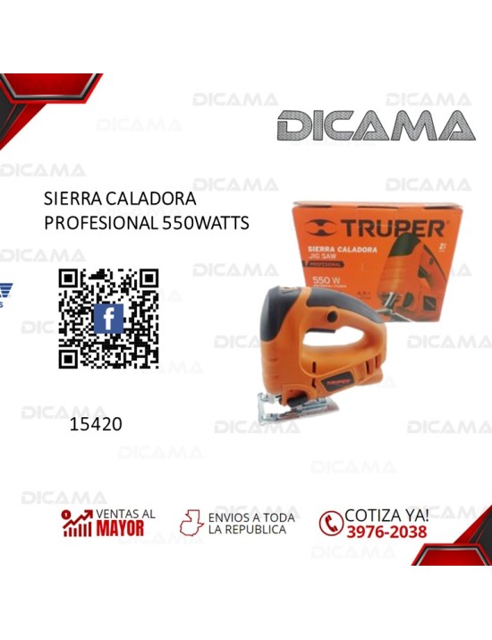 SIERRA CALADORA 550 WATTS PROFESIONAL TRUPER 15420