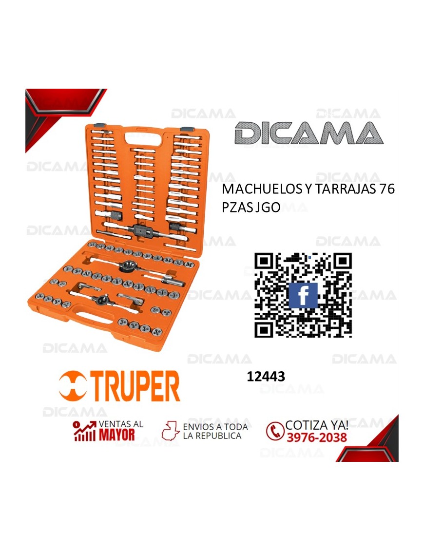 MACHUELOS Y TARRAJAS 76 PZAS JGO