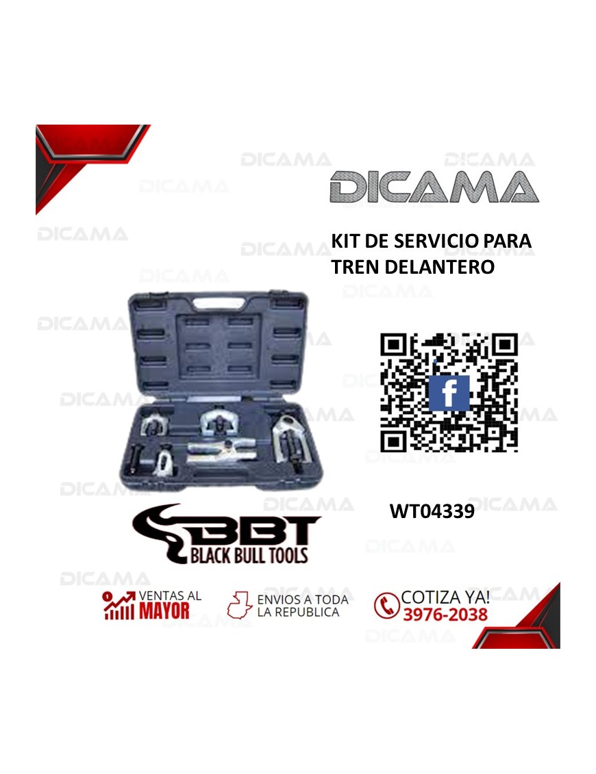 KIT DE SERVICIO PARA TREN DELANTERO