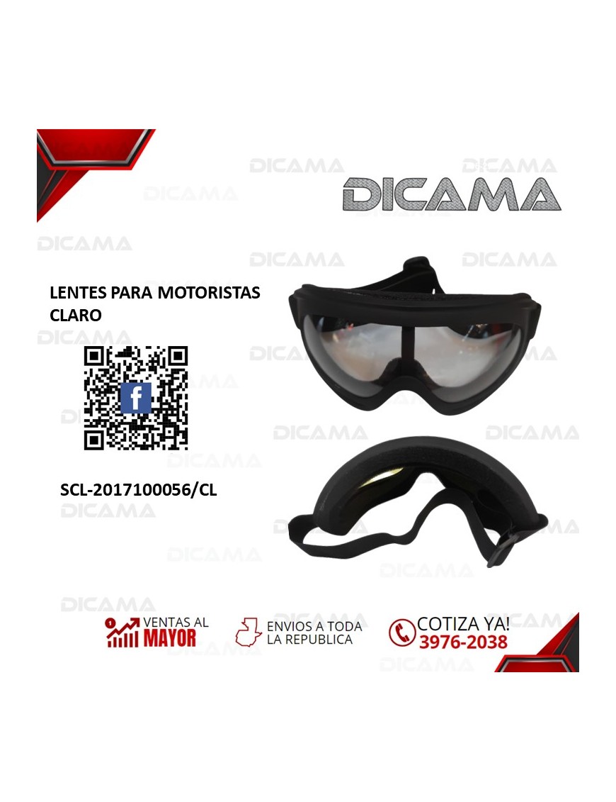 LENTES PARA MOTORISTAS CLARO CHINA SCL-2017100056/CL