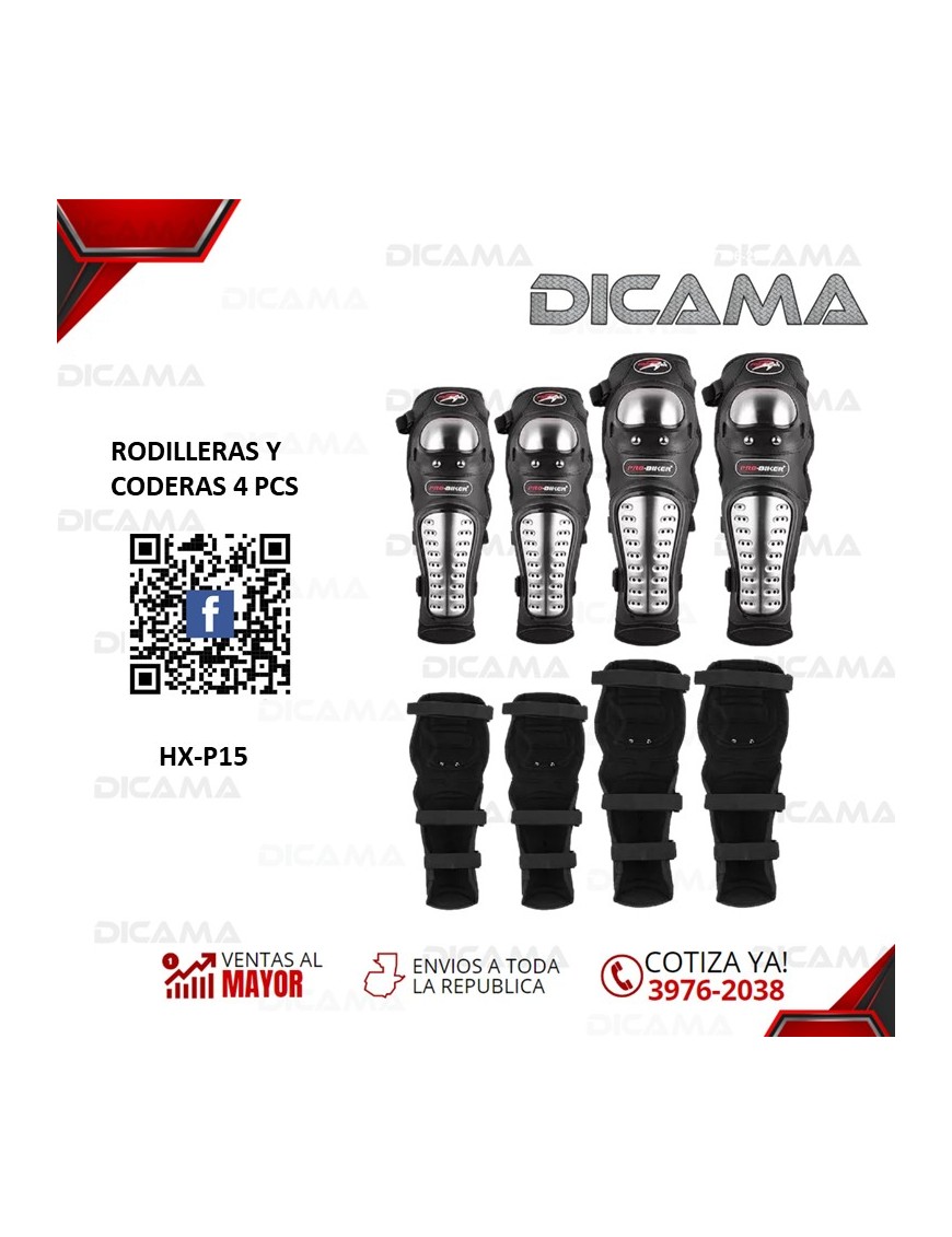 RODILLERAS Y CODERAS 4 PCS CHINA HX-P15