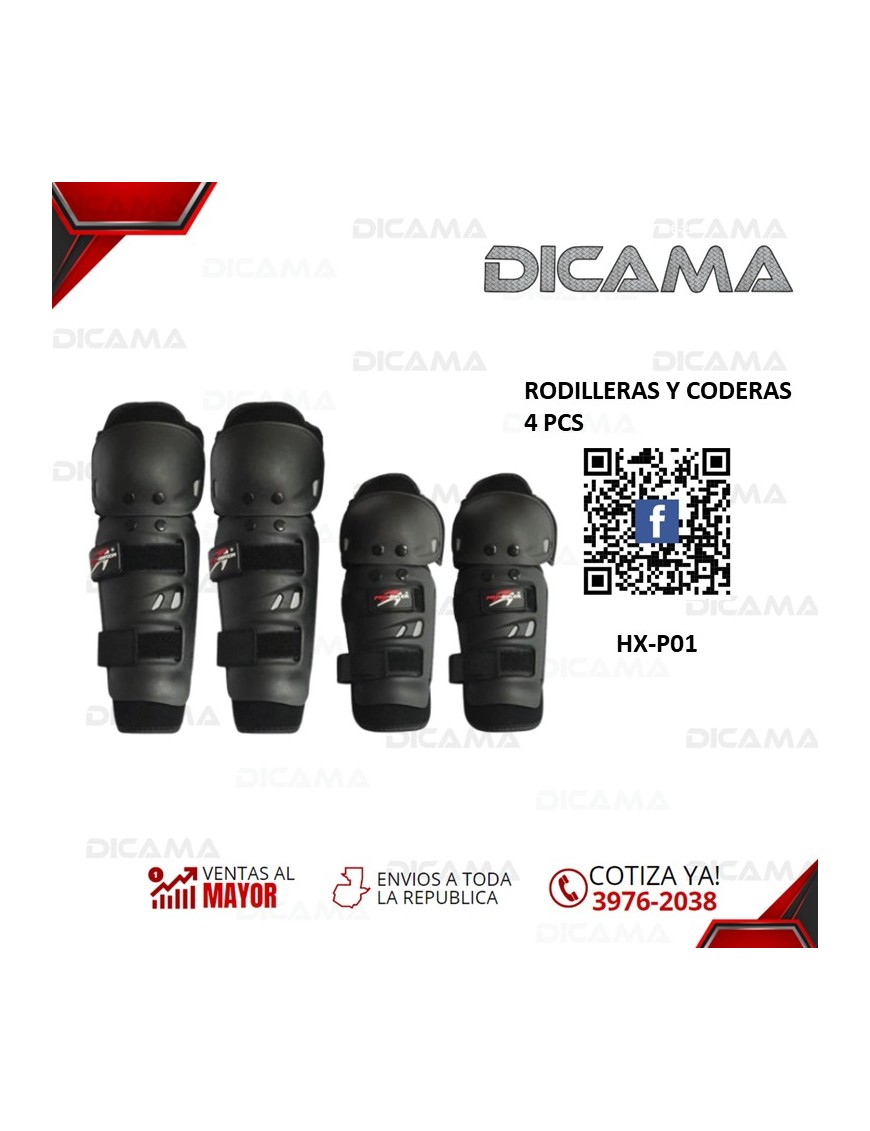 RODILLERAS Y CODERAS 4 PCS CHINA HX-P01