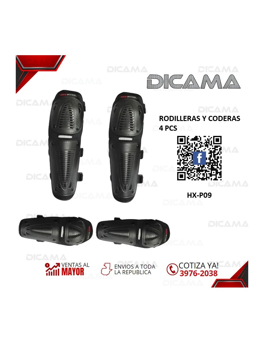 RODILLERAS Y CODERAS 4 PCS CHINA HX-P09