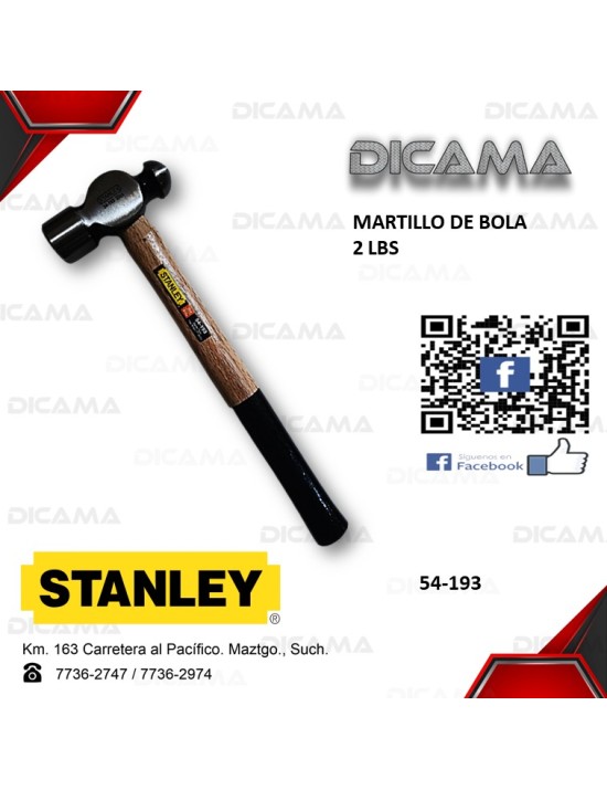MARTILLO DE BOLA 32 ONZAS STANLEY 54-193