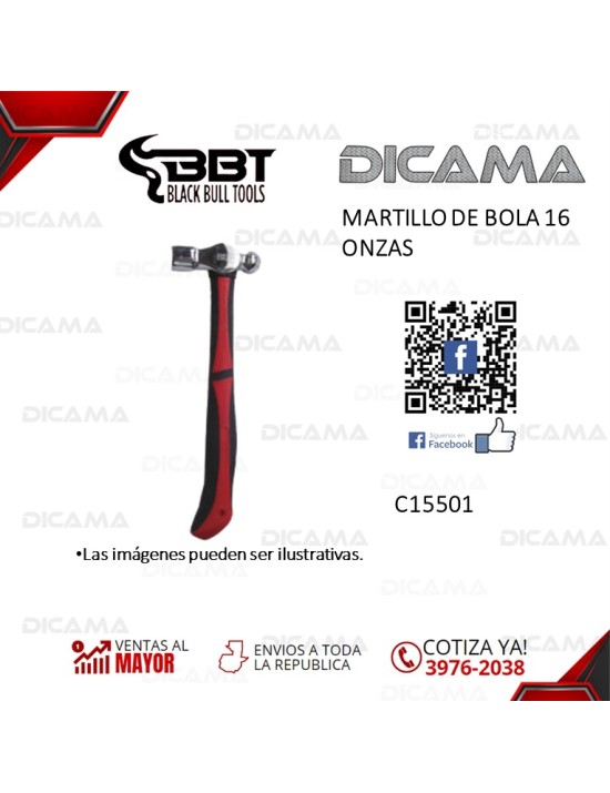 MARTILLO DE BOLA 16 ONZAS BBT C15501