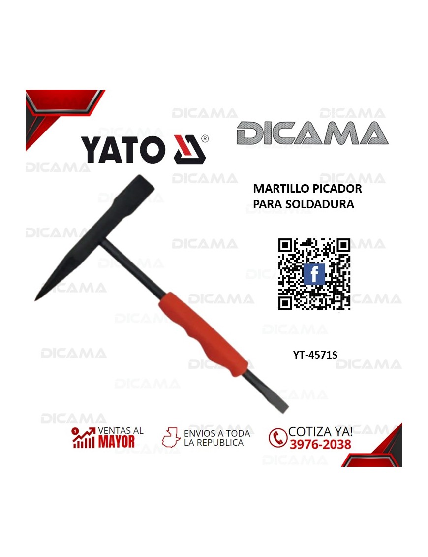 MARTILLO PICADOR PARA SOLDADURA YATO YT-4571S