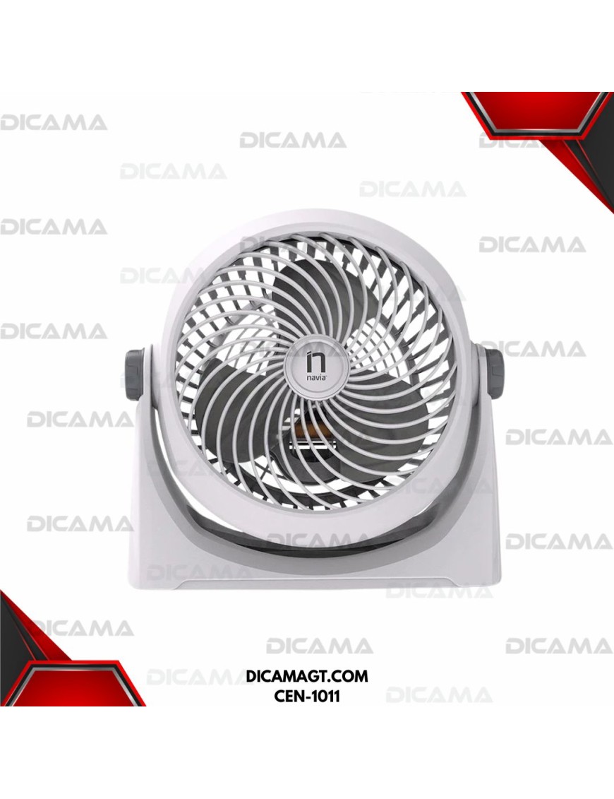 VENTILADOR DE PARED Y ESCRITORIO 10 GRIS CLARO NAVIA CEN-1011