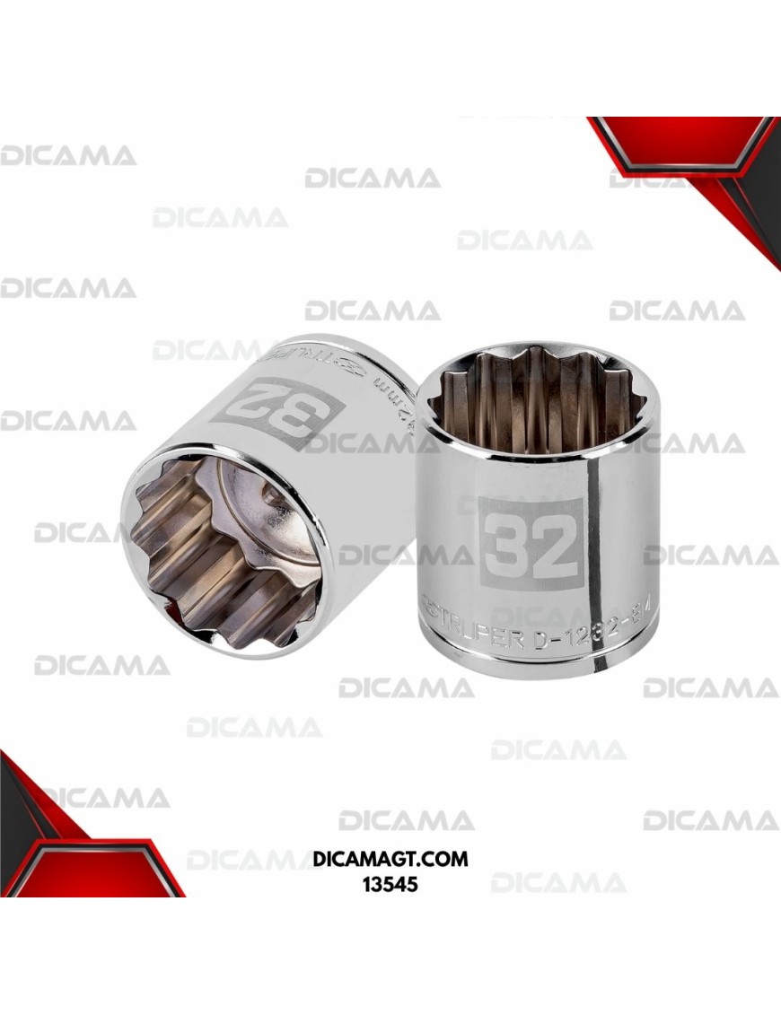 COPA RAIZ 1/2  32MM 12 PUNTAS TRUPER 13545