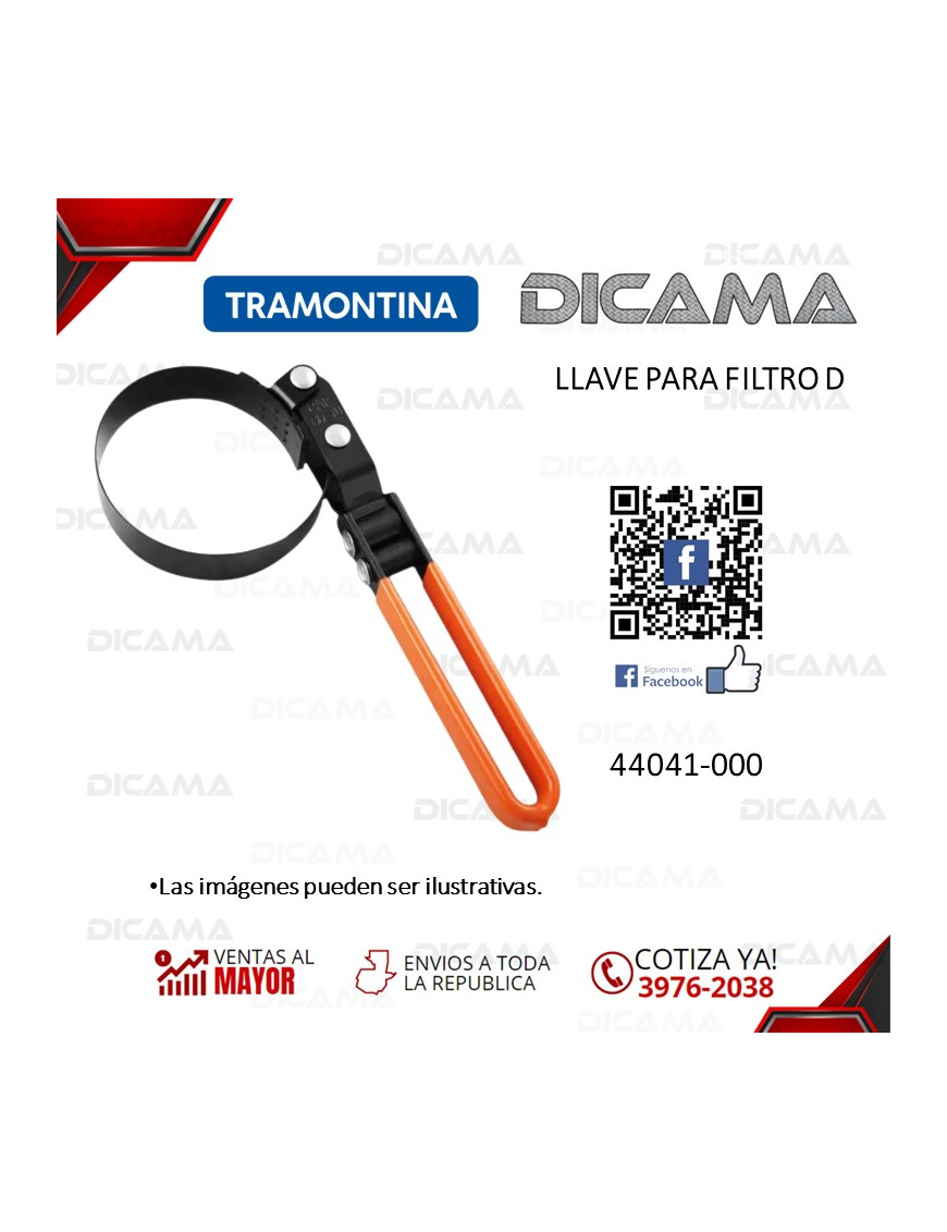 LLAVE PARA FILTRO ACEITE TRAMONTINA 44041-000