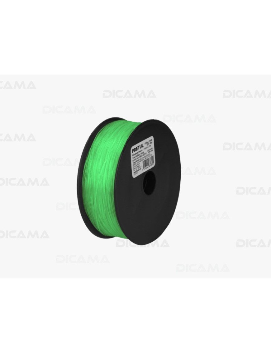 HILO PARA PESCA VERDE CALIBRE 1.00 MM CARRETE 100M TRUPER 22065