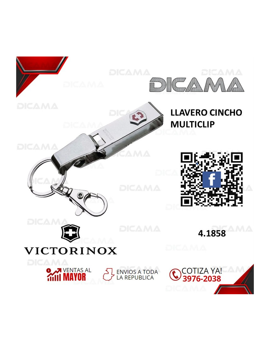 LLAVERO CINCHO MULTICLIP VICTORINOX 4.1858