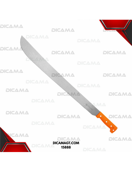 MACHETE 24 ESTANDAR CACHA NARANJA REMACHADA TRUPER 15888