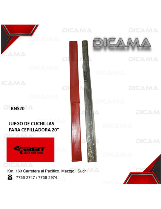 CUCHILLAS PARA CEPILLADORA 20 BBT KNS20