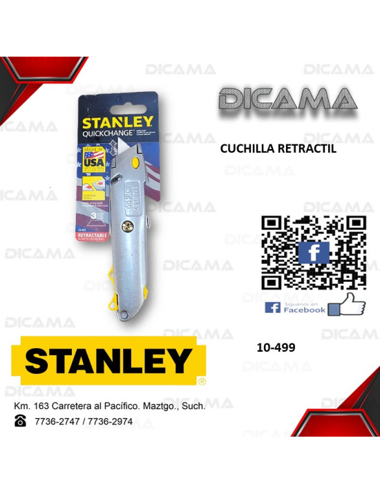 CUCHILLA RETRACTIL STANLEY 10-499