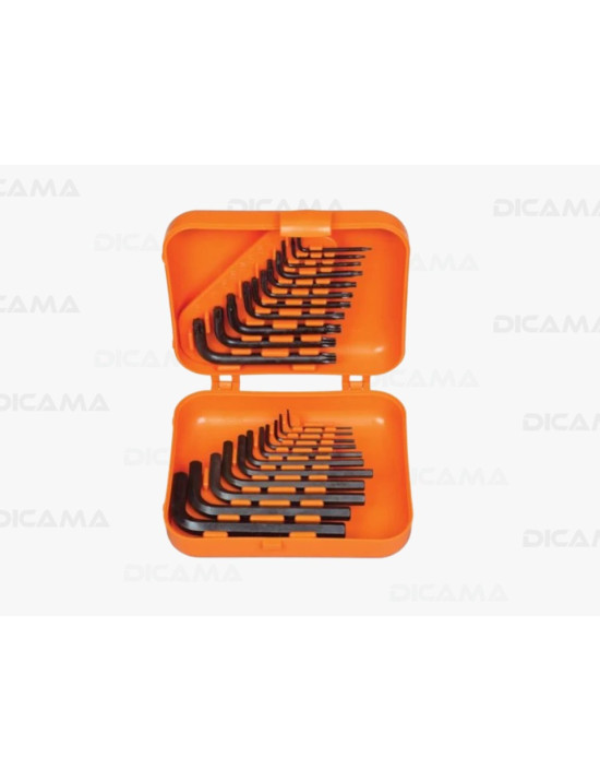 HEXAGONALES JUEGO 22PCS TRAFIX T6-T50 1.5MM-10MM TRAMONTINA 44450-222