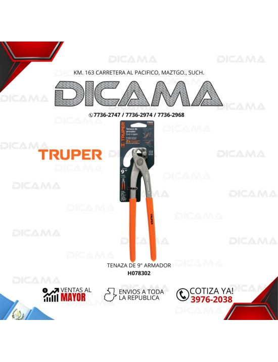 TENAZA DE 9 ARMADOR TRUPER 17520