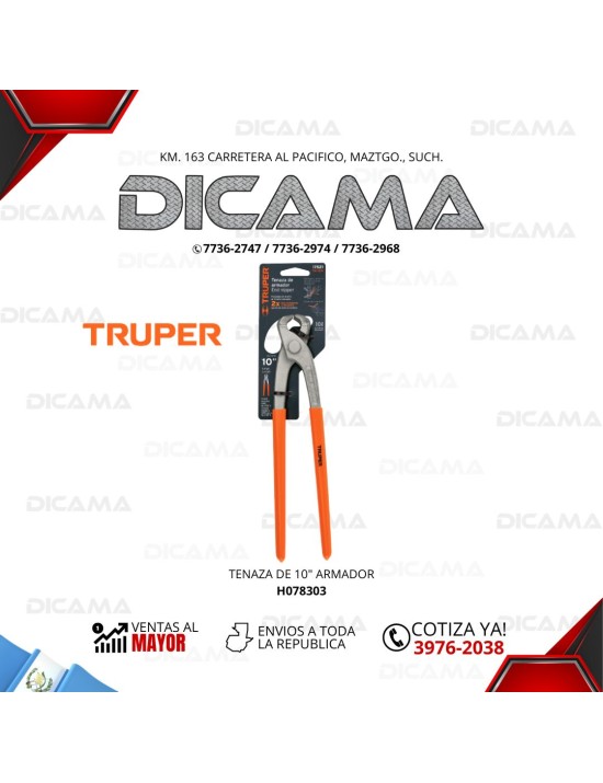 TENAZA DE 10 ARMADOR TRUPER 17521