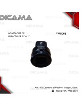 ADAPTADOR DE IMPACTO 3/4*1 BBT YM8061