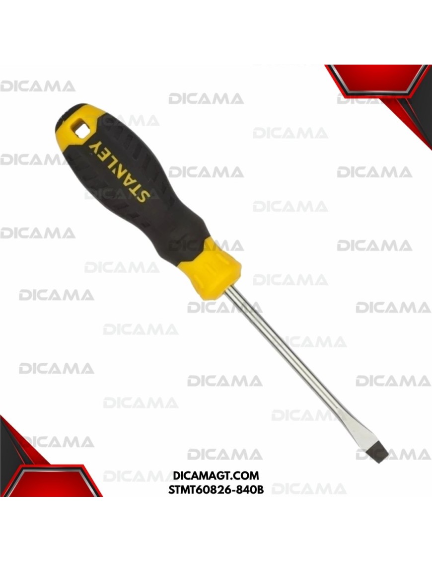 DESARMADOR PLANO 1/4X4 THRIFTY STANLEY STMT60826-840B