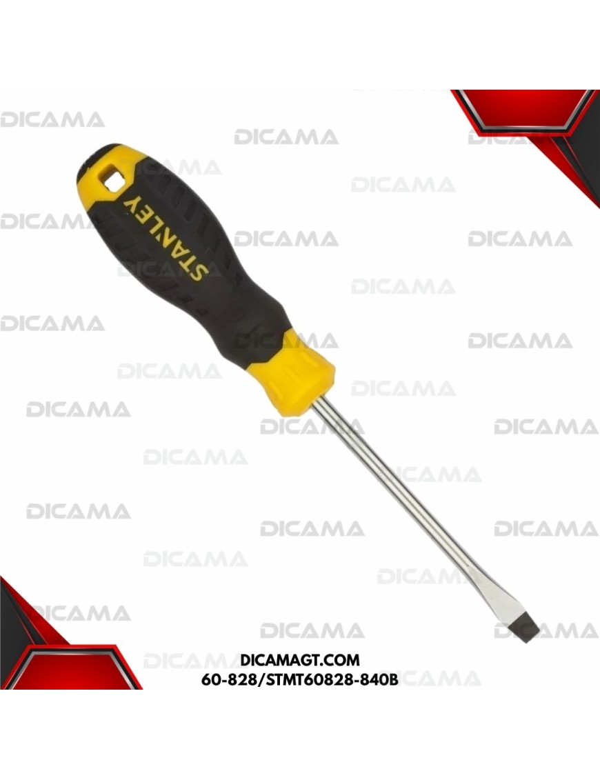 DESARMADOR PLANO 1/4X6 THRIFTY STANLEY 60-828/STMT60828-840B