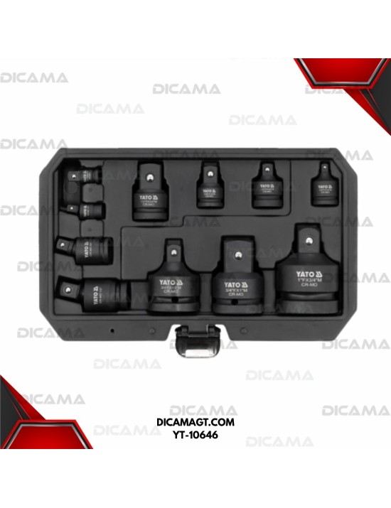 ADAPTADORES DE IMPACTO 11 PZAS YATO YT-10646