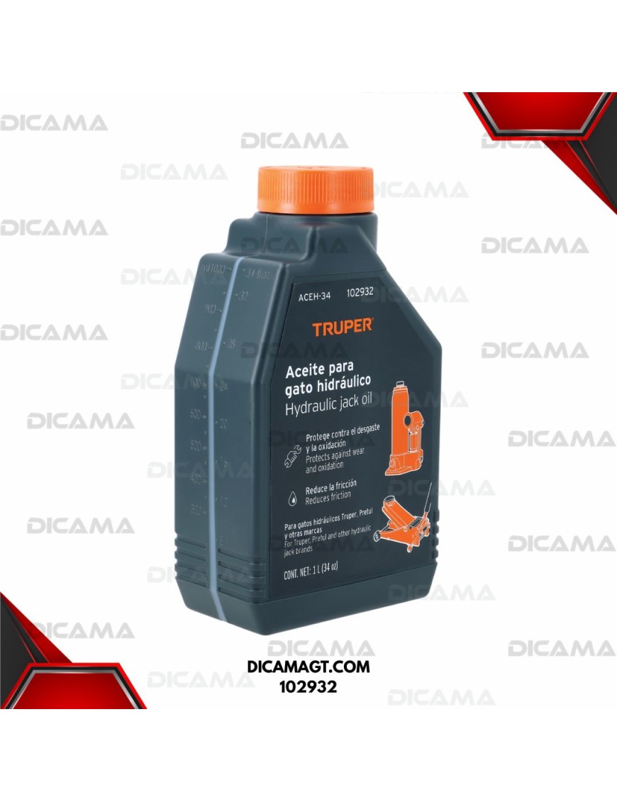 ACEITE LITRO PARA TRICKET HIDRAULICOS TRUPER 102932