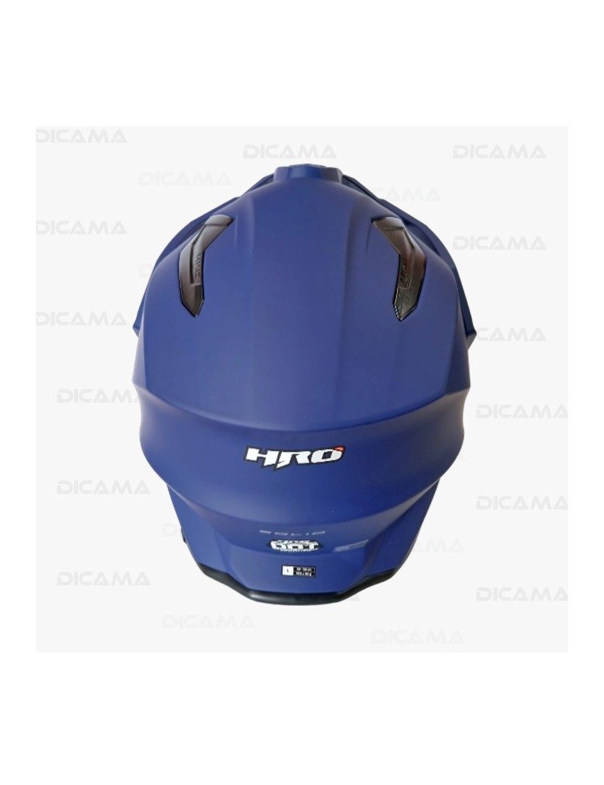 CASCO MOTORISTA L AZ M/SLV-V-IAZ SOLID HRO HRO-MX340-SOLID_AZMSL-VIRAZL