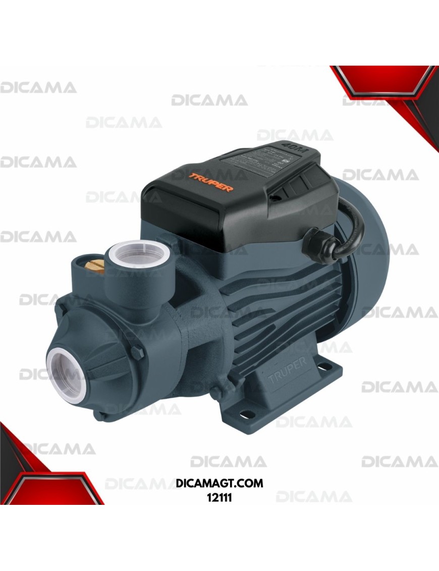 BOMBA DE AGUA 0.50 HP PERIFERICA 40LTS TRUPER 12111