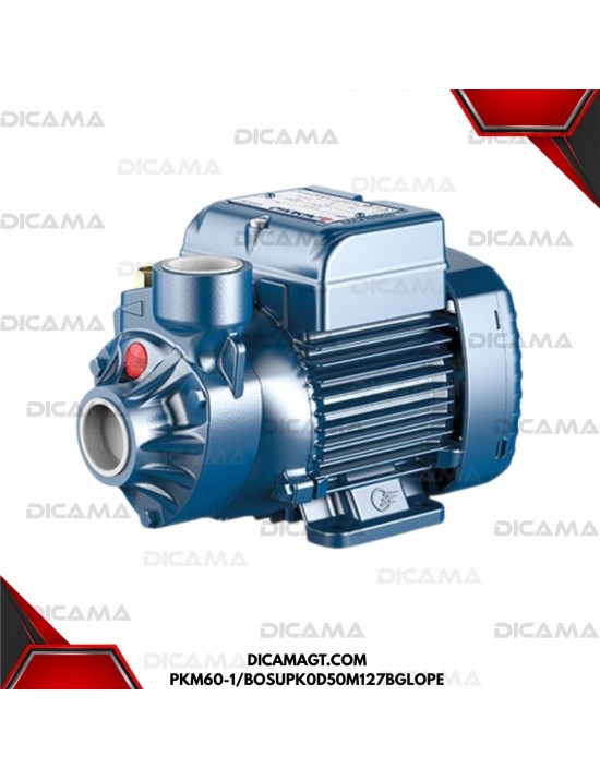 BOMBA DE AGUA 0.50 HP PERIFERICA PEDROLLO PKM60-1/BOSUPK0D50M127BGLOPE