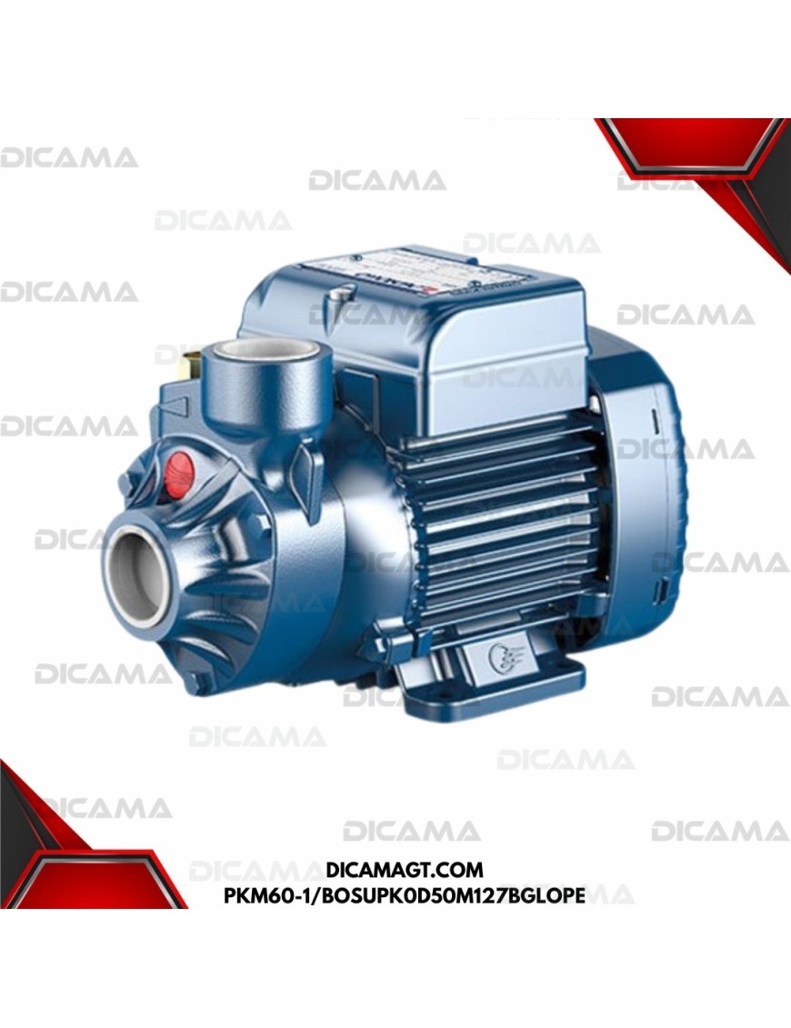 BOMBA DE AGUA 0.50 HP PERIFERICA PEDROLLO PKM60-1/BOSUPK0D50M127BGLOPE