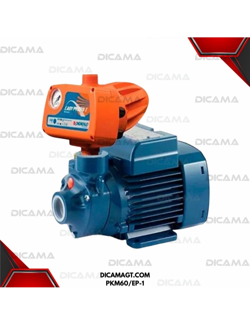 BOMBA DE AGUA 0.50HP EASYPUMP ELECTRONICO 110V PEDROLLO PKM60/EP-1