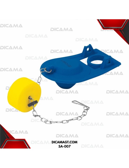SAPO AJUSTABLE C/CADENA INOXIDABLE P/WC FOSET SA-007