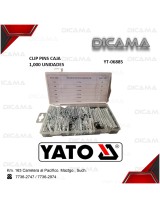 CLIP PINS CAJA 1000 UNIDADES YATO YT-06885