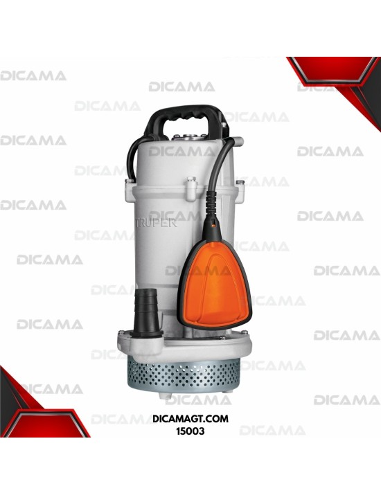 BOMBA DE AGUA 1HP SUMERGIBLE AGUA LIMPIA TRUPER 15003