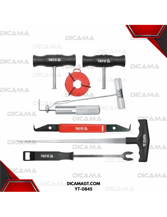 KIT REMOVEDOR DE WINDSHIELD 7 PZS YATO YT-0845